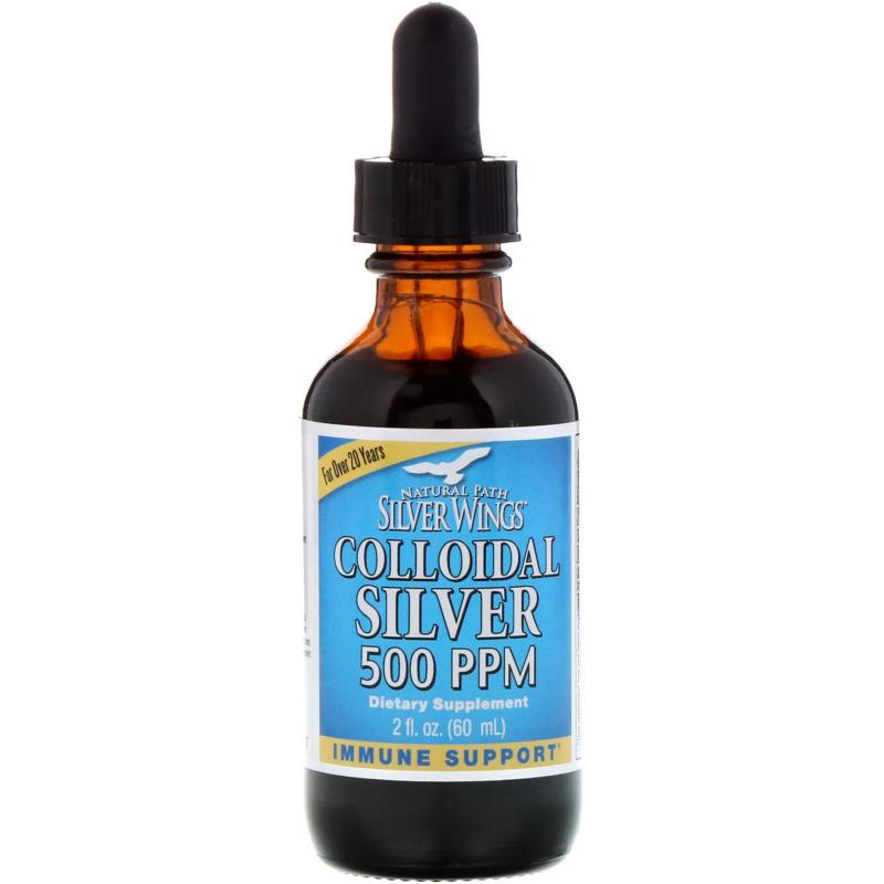 Natural Path Silver Wings Colloidal Silver 500 ppm 60 ml - фото 1