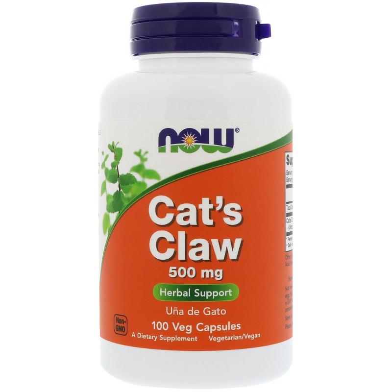 Now Foods Cat's Claw 500 mg 100 caps - фото 1