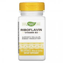 Nature's way Vitamin B2 Riboflavin 100 mg 100 Capsules