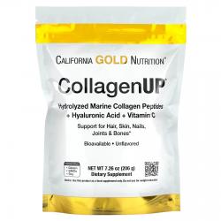 California Gold Nutrition Collagen UP 5000 + Hyaluronic Acid + Vitamin C 205 g
