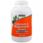 Now Foods Calcium & Magnesium 240 softgels - фото 1
