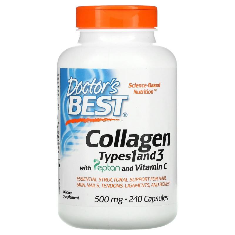Doctor's Best Best Collagen Type 1 & 3 500 mg 240 vcaps - фото 1