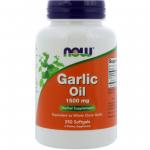 Now Foods Garlic Oil 1500 mg 250 Softgels - фото 1