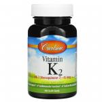 Carlson Labs Vitamin K2 MK-7 45 mkg 90 Softgels - фото 1