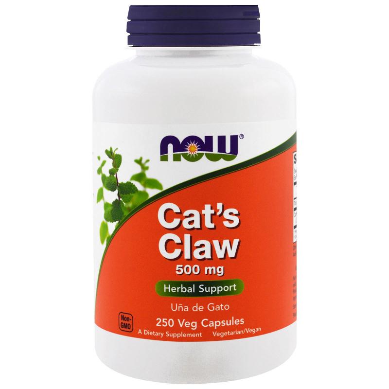 Now Foods Cat's Claw 500 mg 250 caps - фото 1