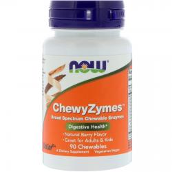 Now Foods ChewyZymes 90 Chewables